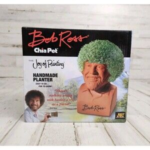 CHIA PET - Bob Ross "The Joy of Painting" Chia Pet Decorative Planter - NEW